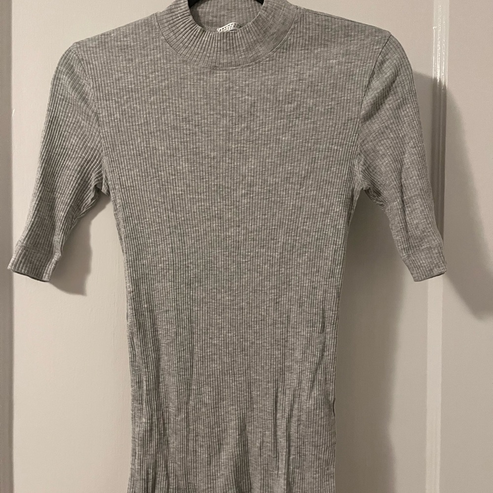 Brunello Cucinelli 100% Cotton Ribbed Long Sleeve Top – Size S